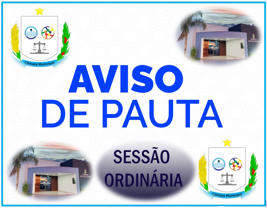 PAUTA DO DIA 16 DE FEVEREIRO DE 2026